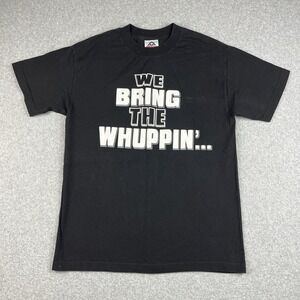 Vintage WWF The Rock T Shirt Mens Medium 2002 WWE We Bring The Whuppin Wrestling